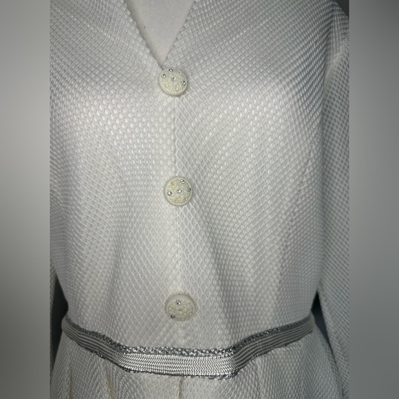 For Her NYC White Mesh Dress - Picture 3 of 11